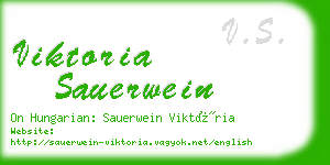 viktoria sauerwein business card